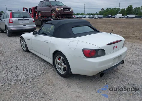 2000 Honda S2000 из США, поврежденный, VIN JHMAP1146YT004909